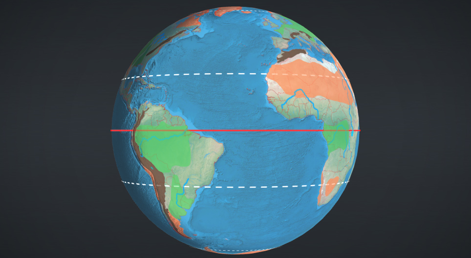 Topography of the Earth