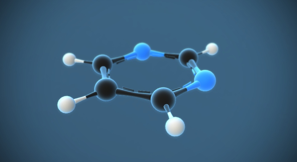 Pyrimidine (C₄H₄N₂)