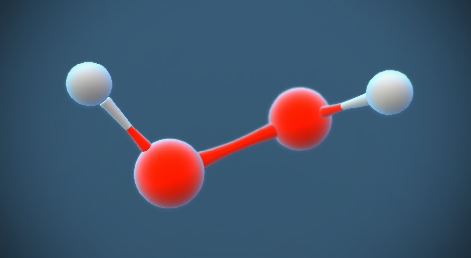 Hydrogen peroxide (H₂O₂)