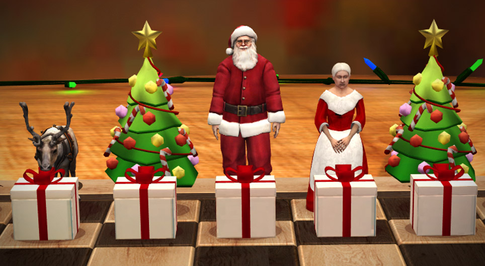 Christmas chess games