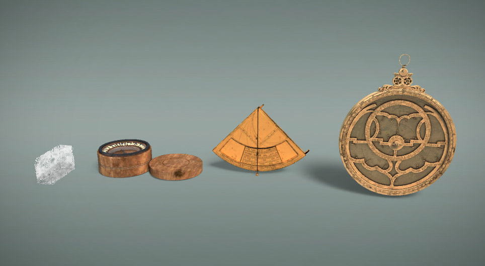Navigational instruments of the past