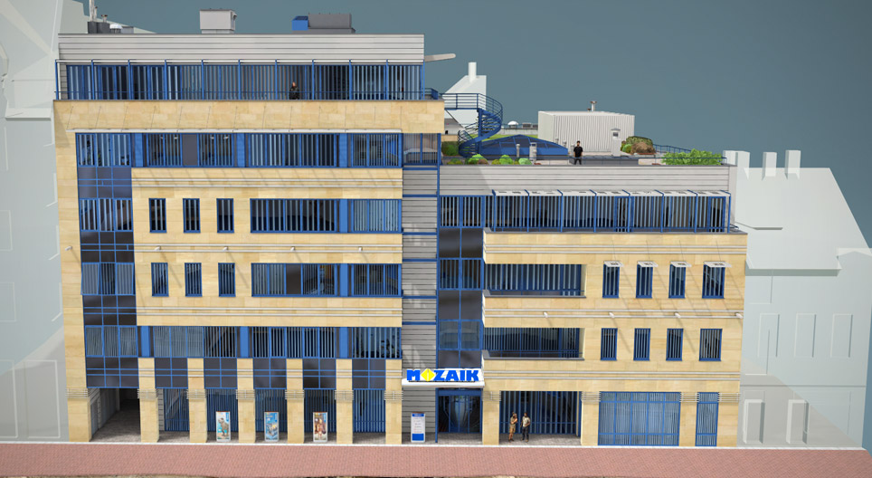 Modern office building