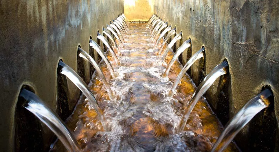 無駄な水はどこに行きますか？