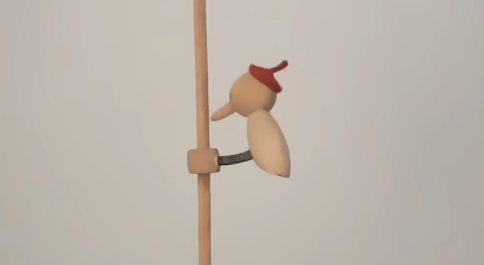 キツツキの動きのゲーム