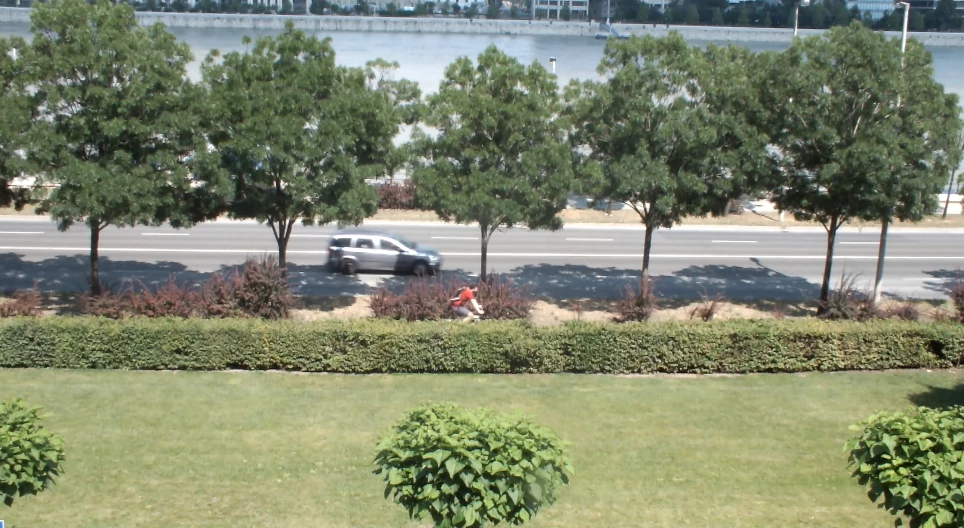 自転車の直線的な均一運動