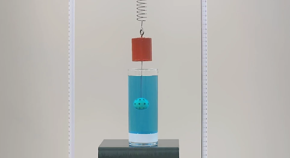 媒質抵抗による振動の減衰