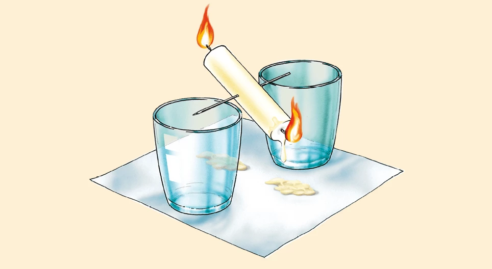 ろうそくシーソー