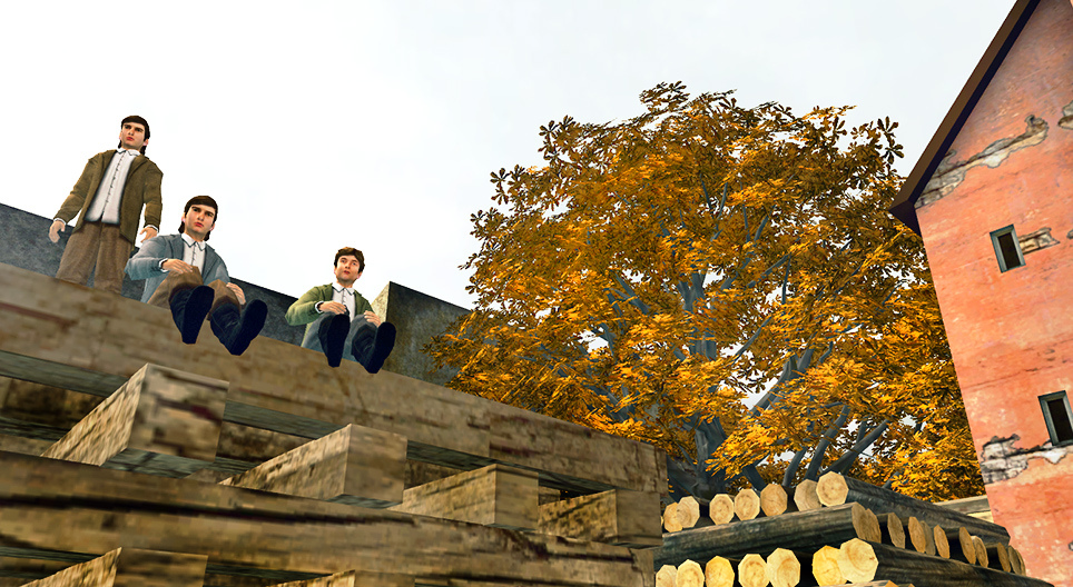 ポール通りの男子達