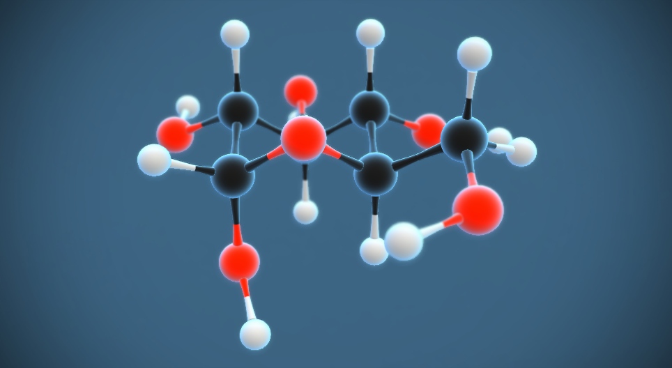 アルファ‐D‐グルコース (C₆H₁₂O₆)