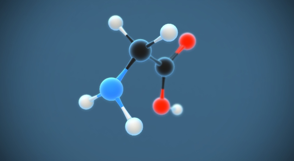 グリシン (アミノ酢酸) (C₂H₅NO₂)