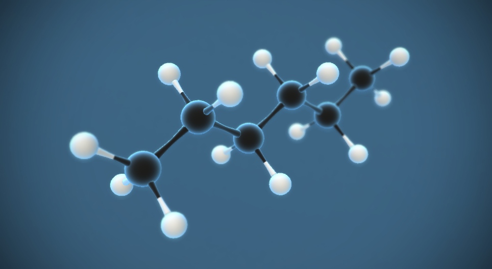 ヘキサン (C₆H₁₄)