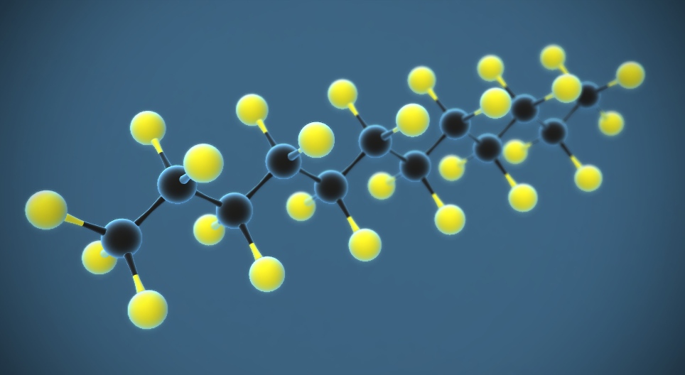 ポリ四フッ化エチレン、テフロン (C₂F₄)n
