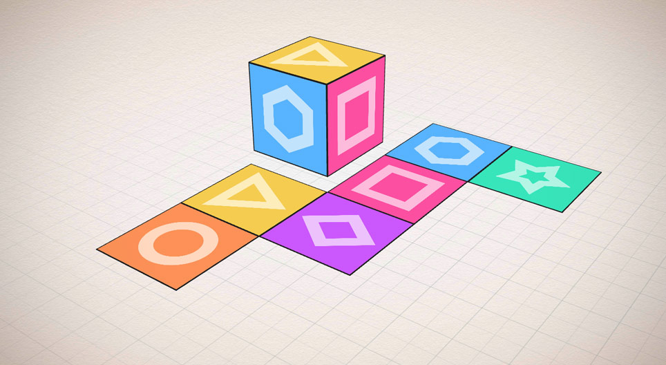 立方体の展開図 (問題)