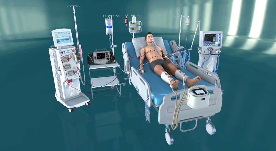 Necessary equipment for treating critically ill patients