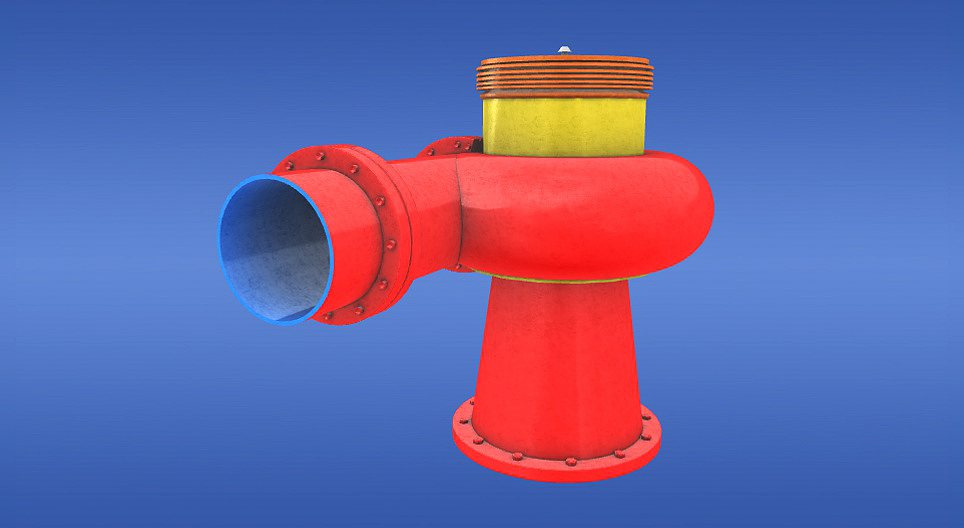 水力タービン、発電機