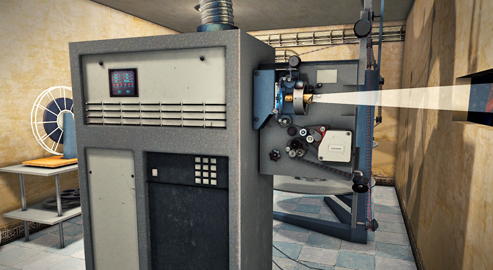 映写機はどのように動作しますか。