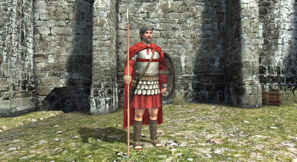 後期ローマの戦士 (4世紀)