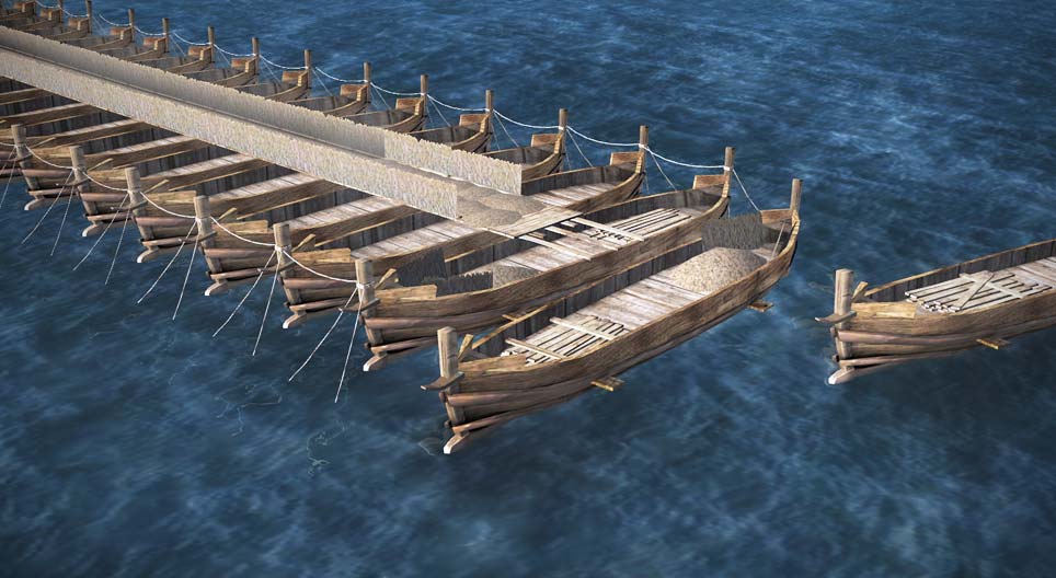 ペルシアの舟橋 (紀元前5世紀)