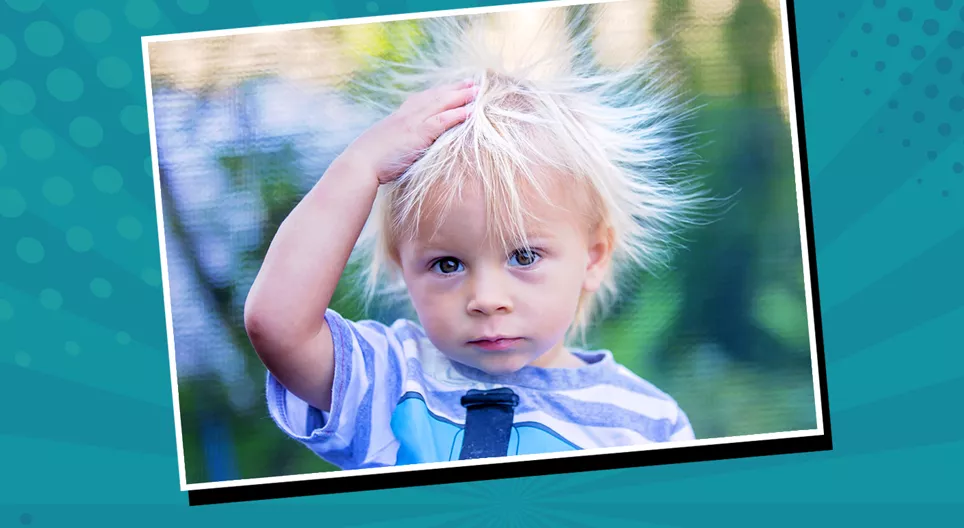 머리카락이 왜 쭈빗쭈빗 서게 될까?