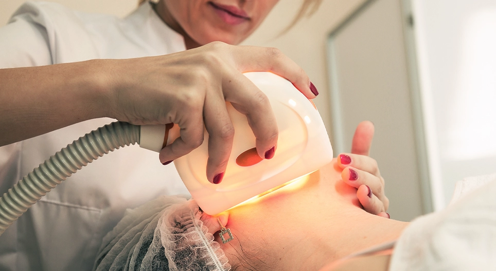 Low-level laser or red light therapy