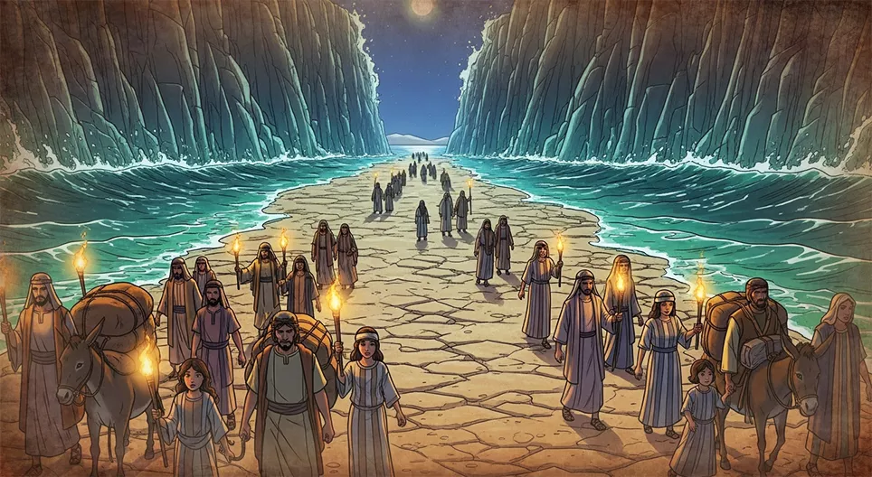 Story of Moses: Crossing the Red Sea