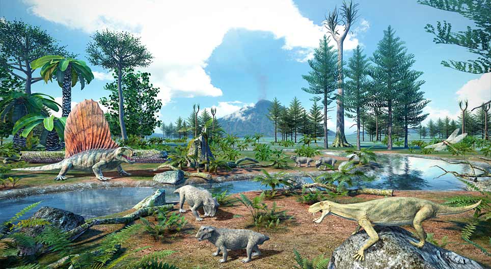 페름기의 동식물상