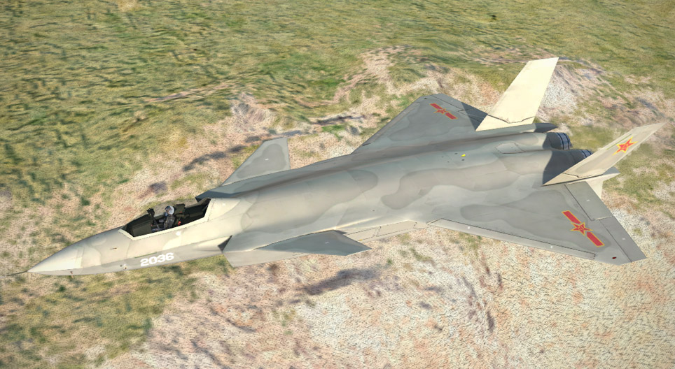 청두 J-20 강력한 용 (중국, 2017년)