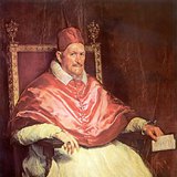 Diego Velázquez: Portrait of innocent X (1650, Baroque)