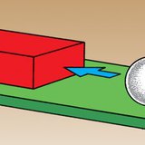 铁球被磁铁吸引