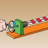 Turning the cork plug results in temperature increase
