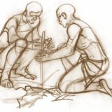 摩擦生火在原始条件下乃是普遍现象