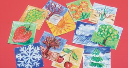 製作摺疊式日曆 - 第2步