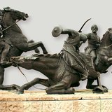 Kisfaludy Strobl Zsigmond: Végvári harcosok (Eger, Dobó tér, 1968)