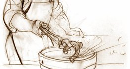 把铁块放入水中时，睡的内部能量增加