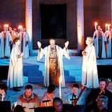 莫扎特的著名歌劇的場景，魔笛