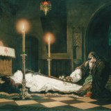 Madarász Viktor: Hunyadi László siratása (1859)