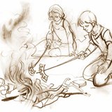 木材在火中燃烧的速度更快