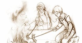 木材在火中燃烧的速度更快