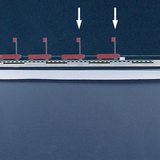 拖着一个载重的小车