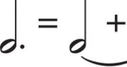 点半音符的持续时间