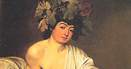 卡拉瓦喬：巴克斯（1595年，烏菲茲畫廊，佛羅倫薩）