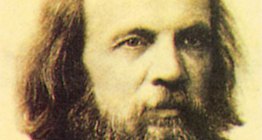 俄国化学家德米特里·伊万诺维奇·门捷列夫（1834年至1907年）