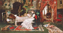 米哈伊·蒙卡奇：巴黎室內裝飾（1877年）