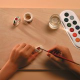 用盐面团制作餐巾环 - 第3步