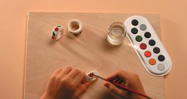 用鹽麪糰製作餐巾環 - 第3步