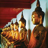 大理石寺的佛像（曼谷，泰国）