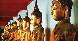 大理石寺的佛像（曼谷，泰国）