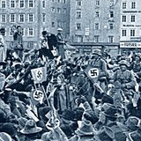 1938年在奥地利，欢迎德国军队