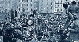 1938年在奥地利，欢迎德国军队
