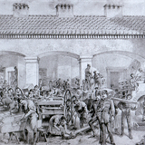 Gábor Áron ágyúöntő műhelye Kézdivásárhelyen